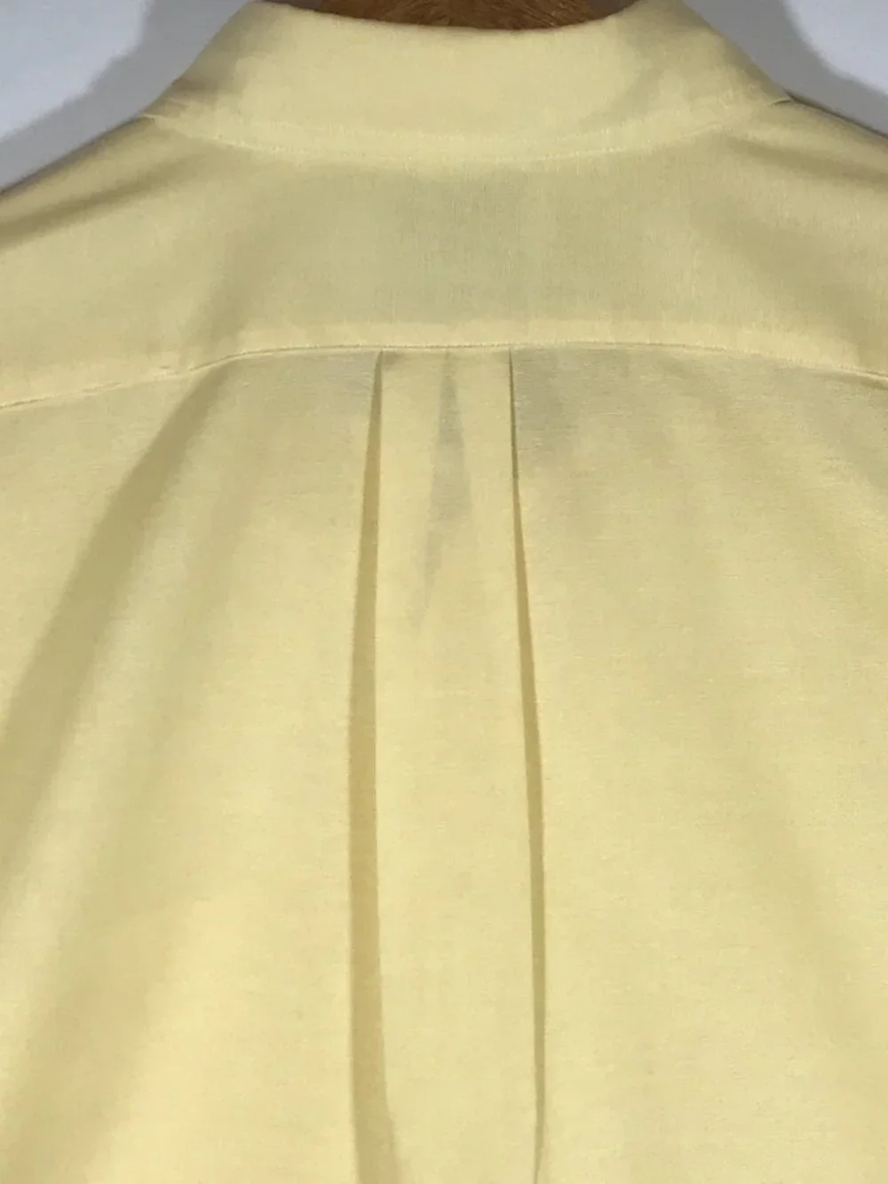Cabela's Men's 17.5 XXL Yellow Long Sleeve Button Up Button Down Collar Shirt